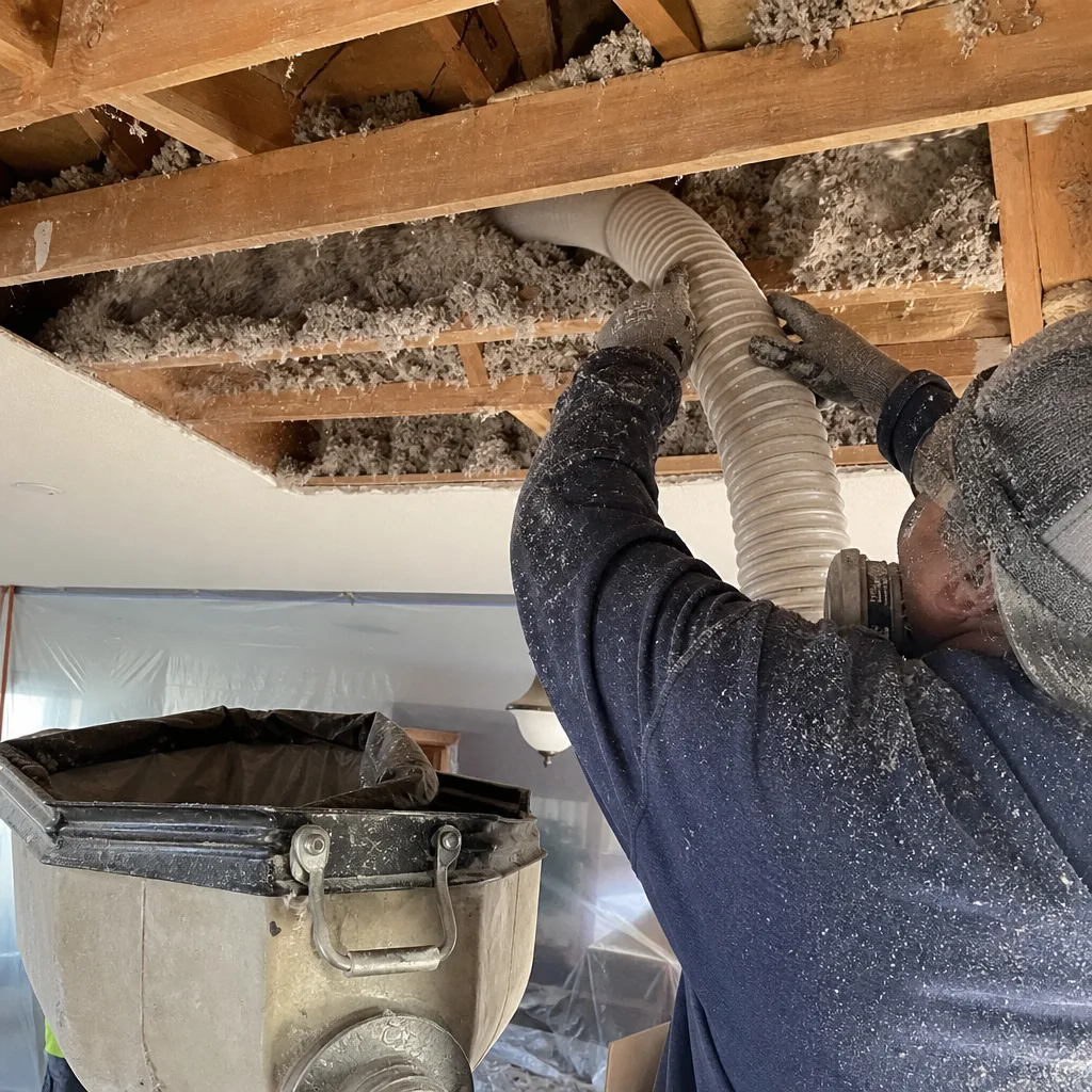 Insulation Removal in Grapevine